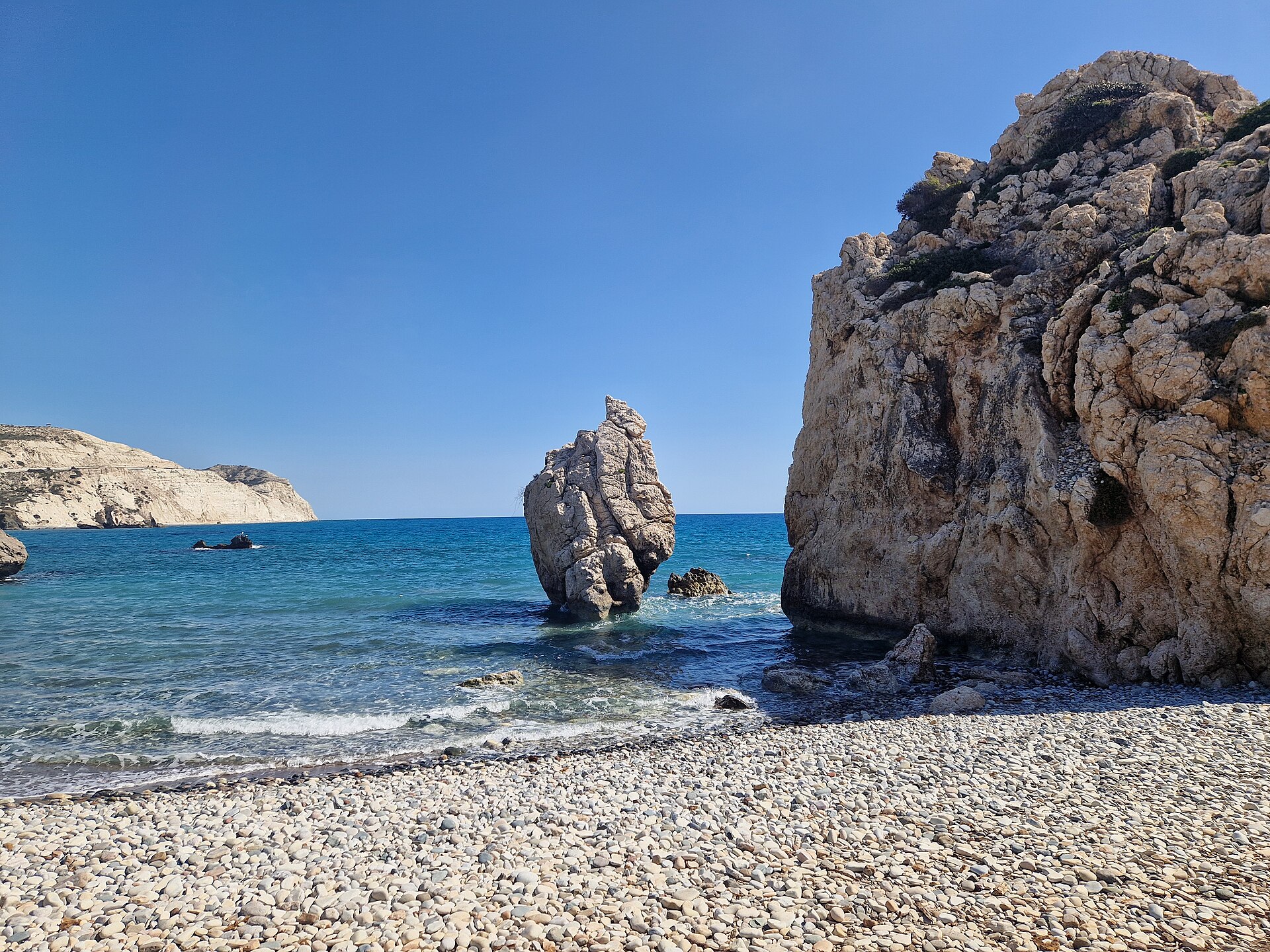 Vue sur une ville de Chypre